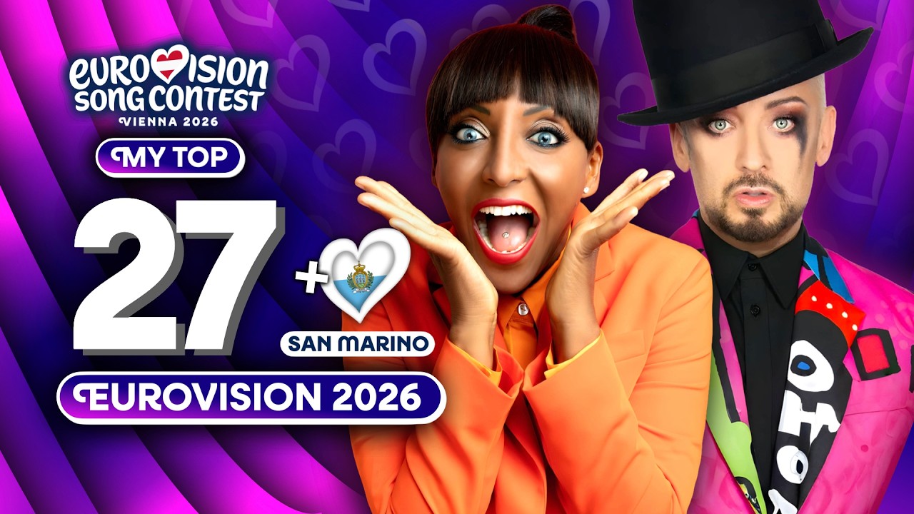 Eurovision 2026 | My Top 27 (NEW 🇸🇲)