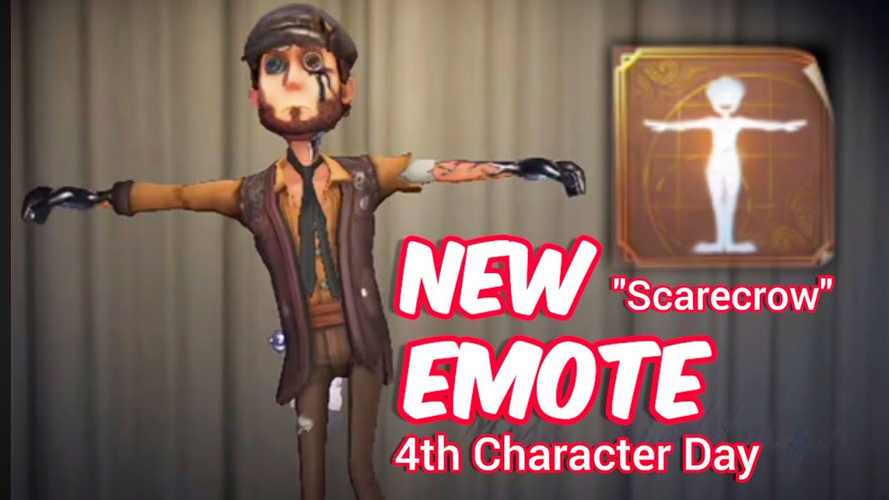 Identity V | NEW EMOTE "Scarecrow" 4th Character Day Thief