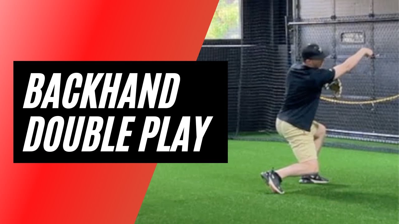 Shortstop Backhand Double Play Technique