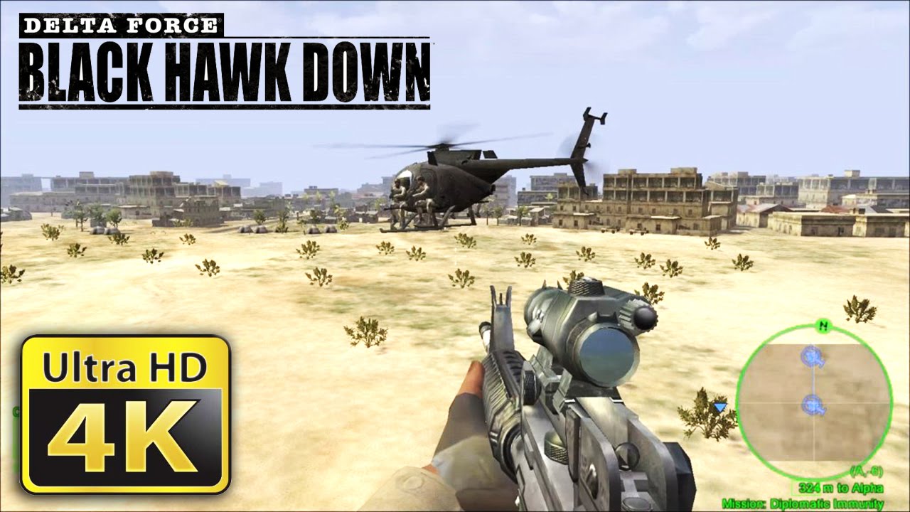 Old Games in 4K : Delta Force Black Hawk Down