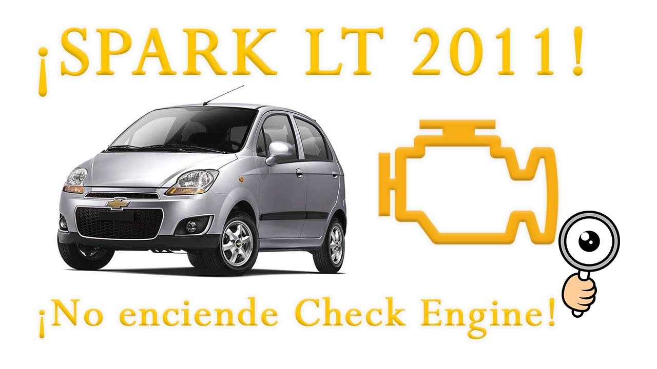No hay luz check ingine SPARK LT 2011, Que hago 😥😲💻🔎🔧⚙️🚗diagnóstico 😷