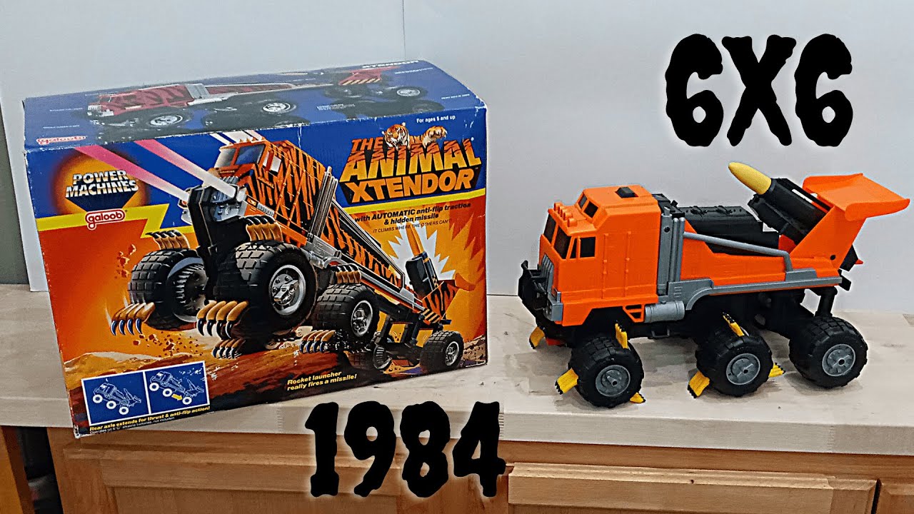 Vintage The Original Animal Xtendor Galoob 6x6 Power Machine 1984