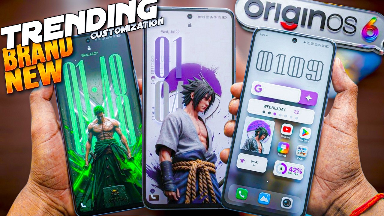 TRENDING BRAND NEW 😯 OriginOS 6 Best Customisation 🤩 | For Vivo & iQOO users #vivo #originos6
