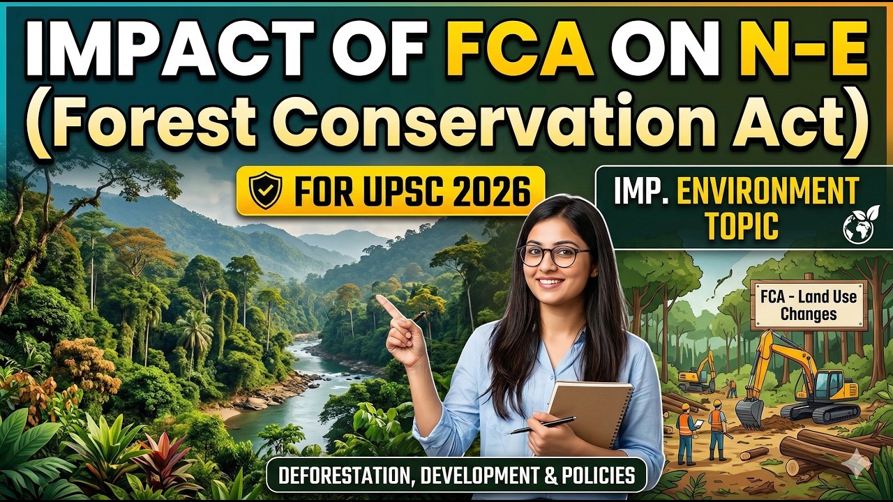 Impact of Forest Conservation Act on Northeast India (FCA Analysis for UPSC 2026)