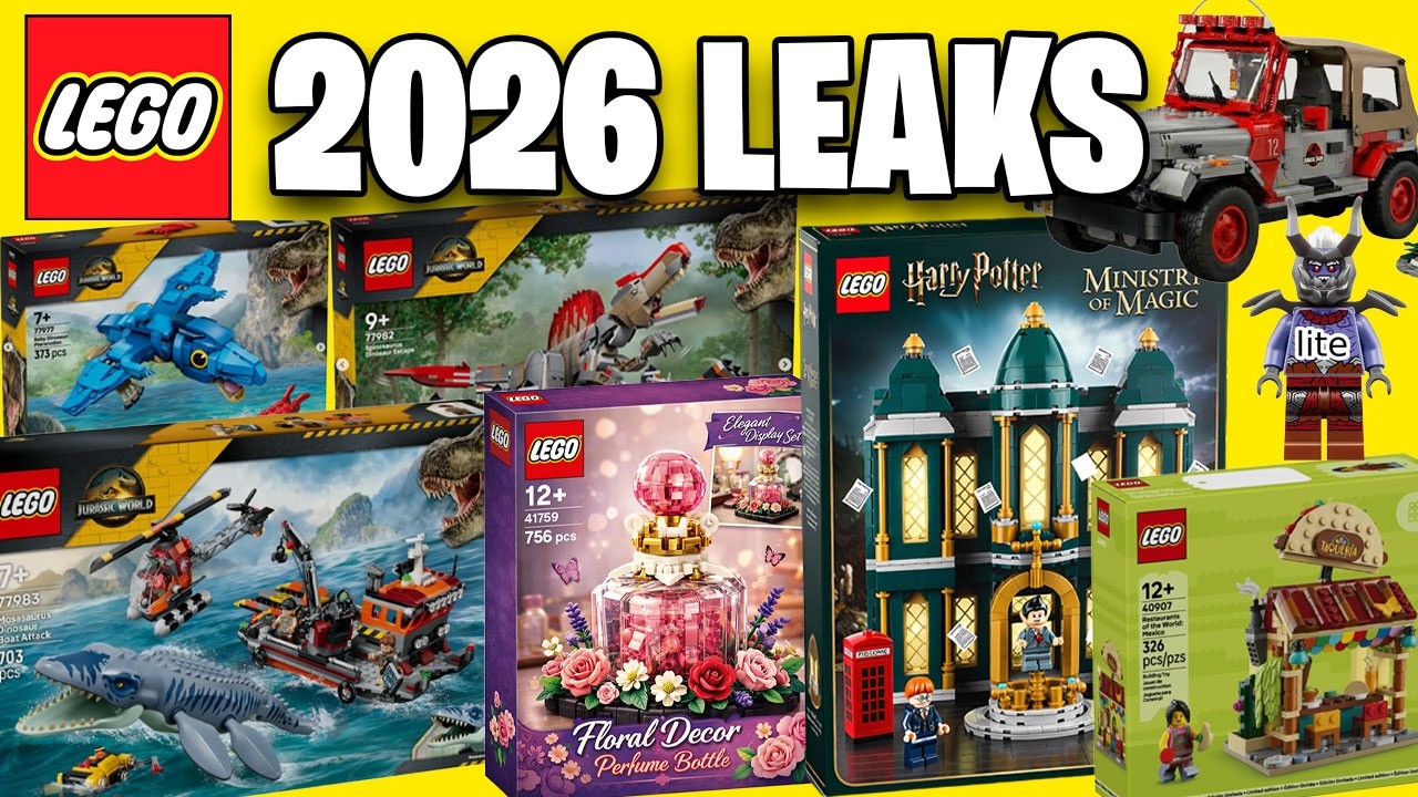 INSANE NEW LEGO LEAKS! Jurassic World, Botanicals, Ninjago, Harry Potter, GWPs & More!