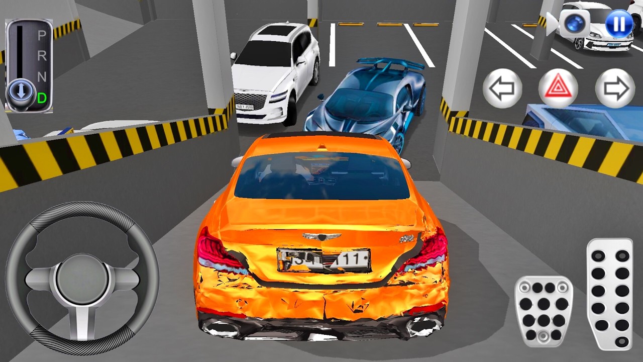 New Mercedes G72 Crashed Car Stuck in Parking Garage - 3D Driving Class - 3D Driving Class 2026