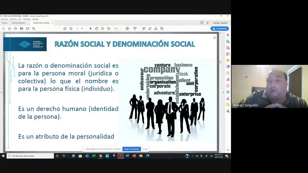 WEBINAR   Identidad Empresarial online  SEFOET