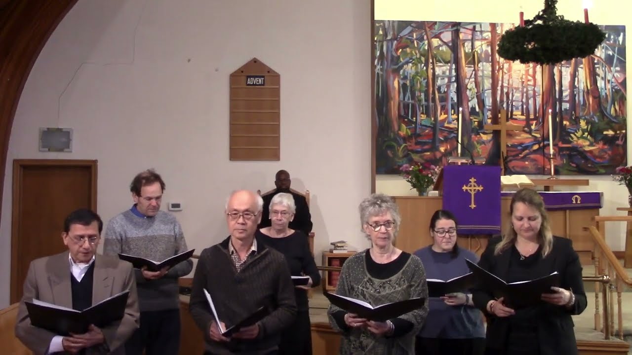 Martin Luther Kirche Toronto Kirchenchor am 1. Advent, 1. Dezember 2024