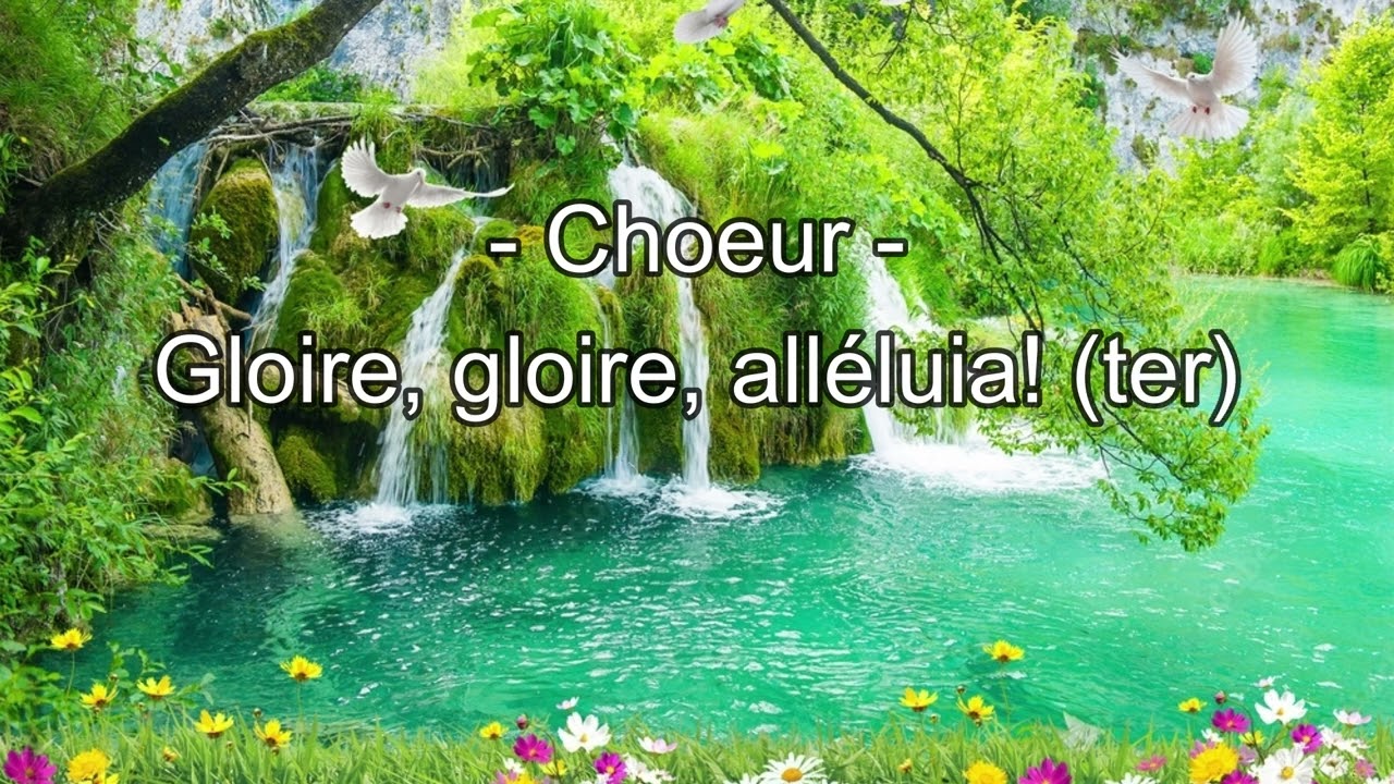 Mes yeux ont vu la gloire | Gloire, gloire, alléluia | Instrumental piano
