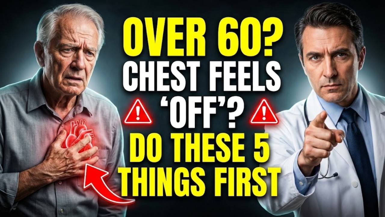 Over 60? Chest Feels “Off”? Do These 5 Things First | Senior Tips
