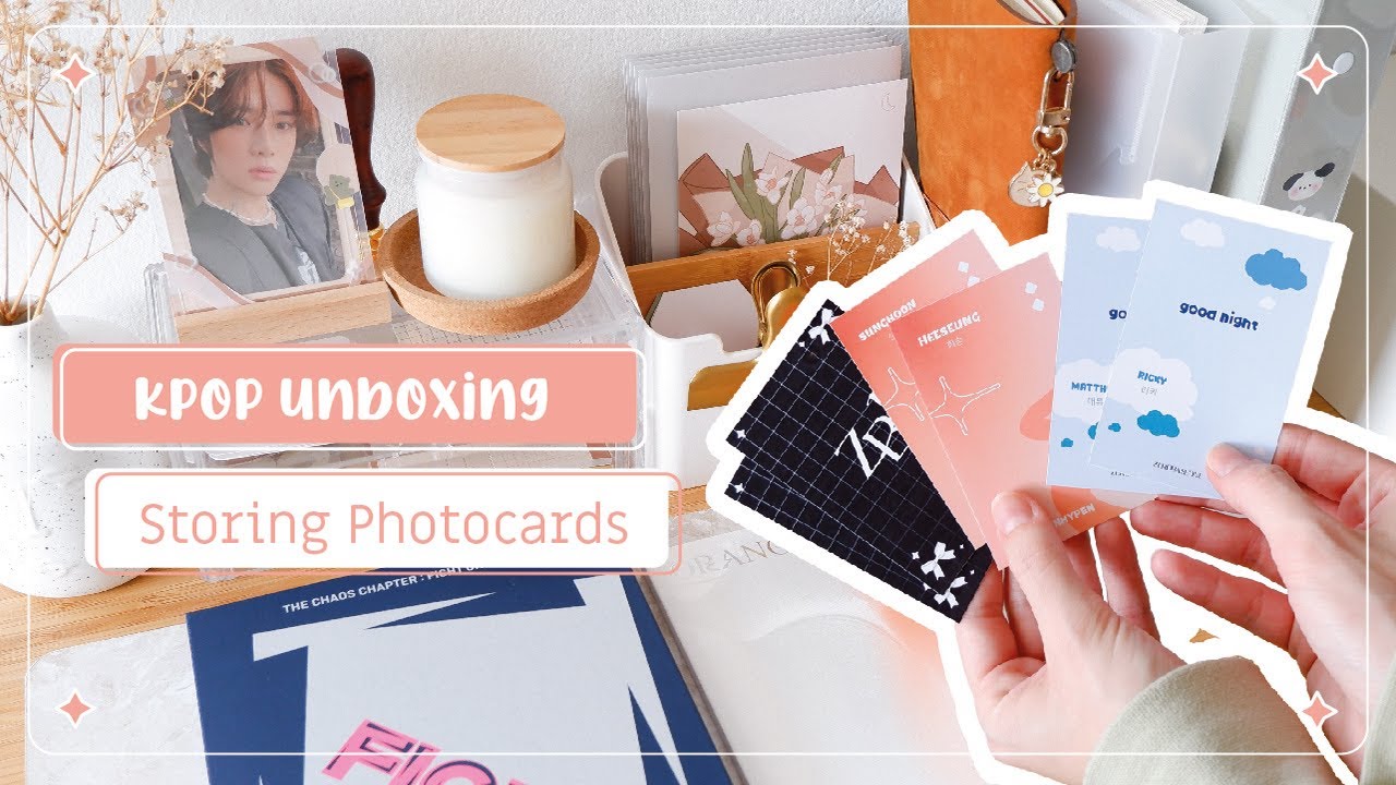 Kpop unboxing | Storing my photocards collection | TXT ✿ Enhypen ✿ ZB1