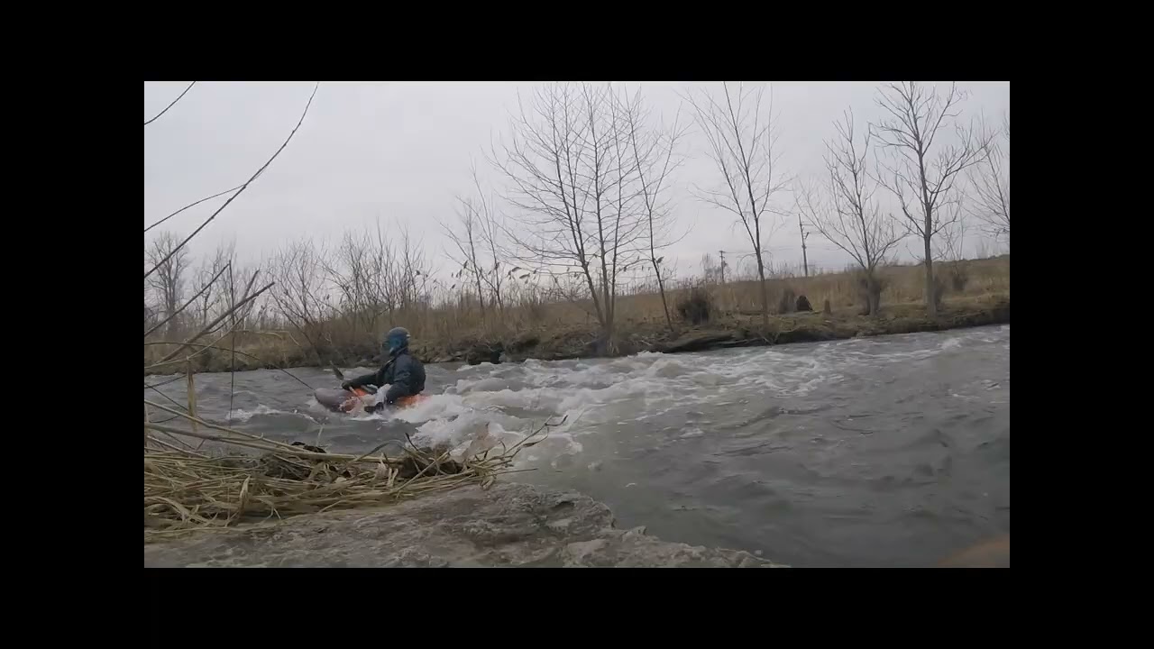 Trident Wave surfing on Clinton River 3-15 -'26 1