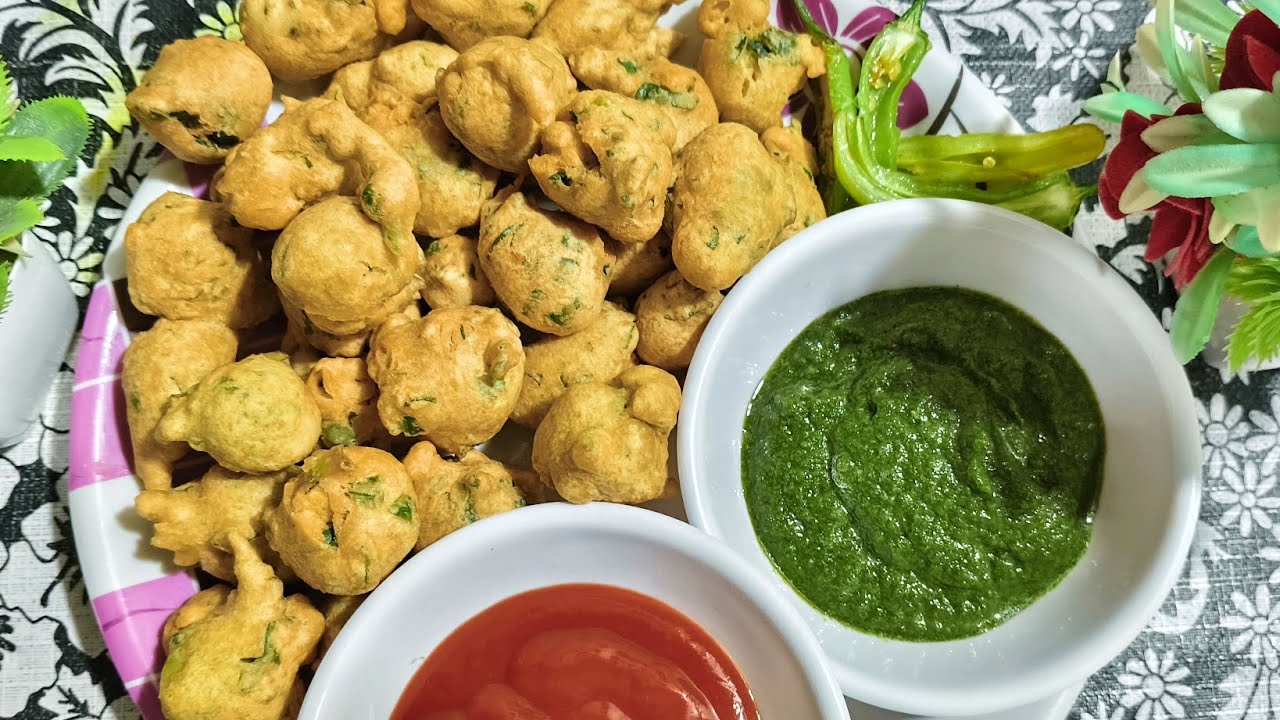 Ghar Ke Garma Garam mathi Pakode 😋🍽️