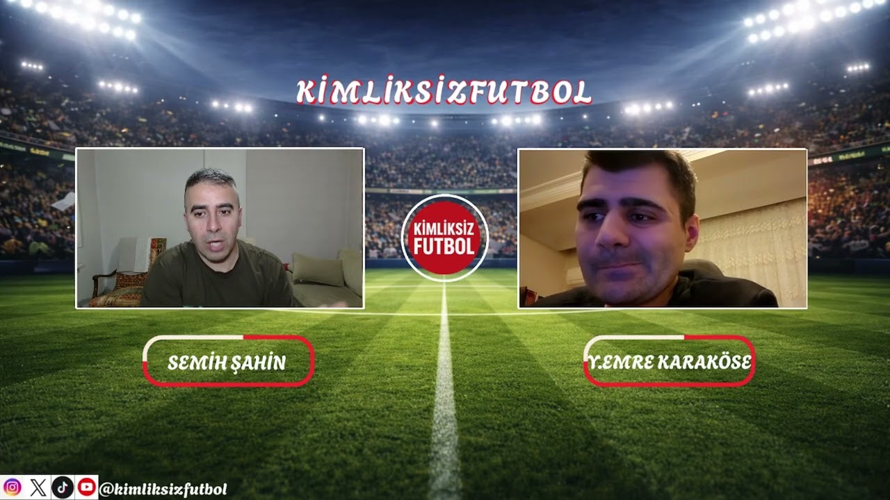FENERBAHÇE 1-1 KASIMPAŞA MAÇ SONU - KİMLİKSİZ FUTBOL