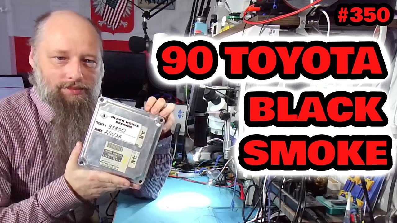 350 | 90 Toyota Черный дым и индикатор неисправности двигателя