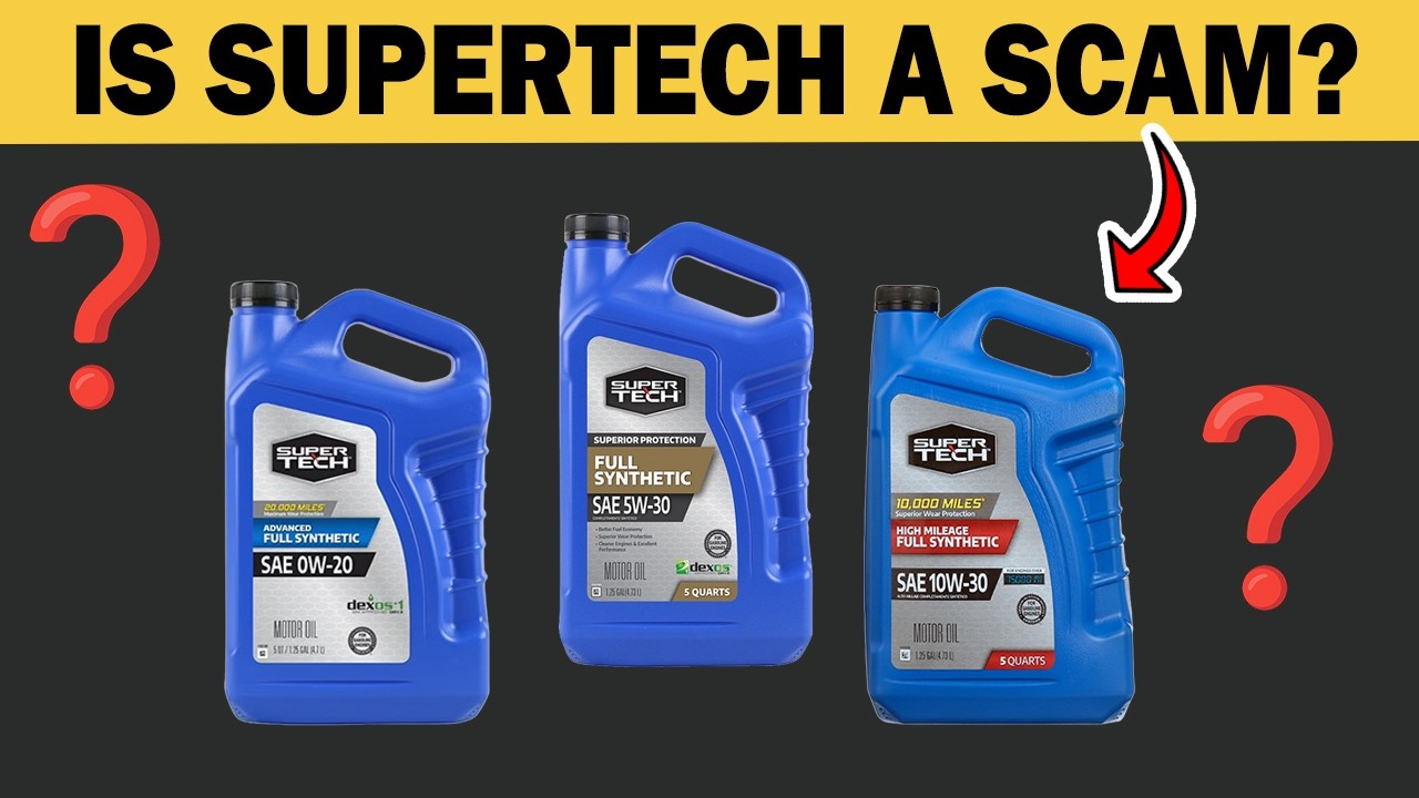Is Walmarts Supertech Oil a SCAM (Or is it Safe?)