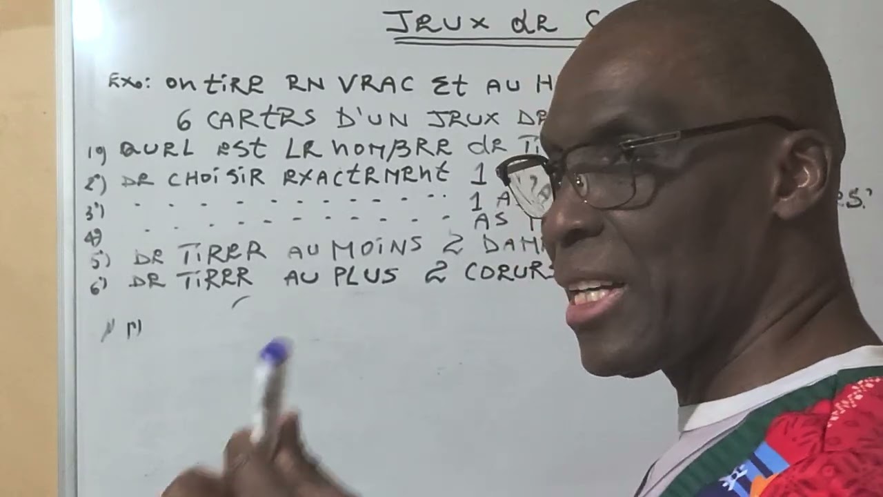 Exercice sur la rubrique du jeux Cartes 