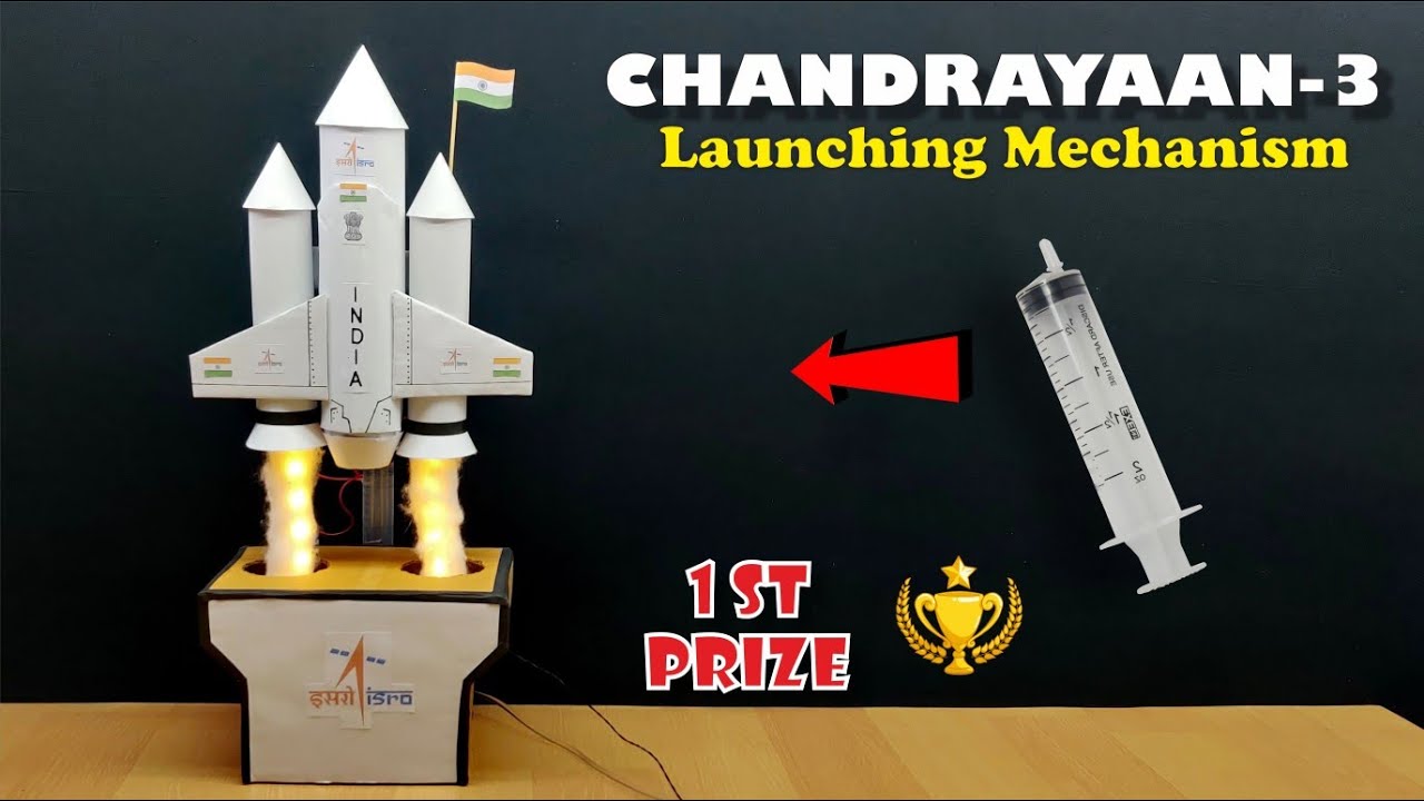 Chandrayaan-3 Working Model || Chandrayaan Project For School|| Science Exhibition|| Science Project