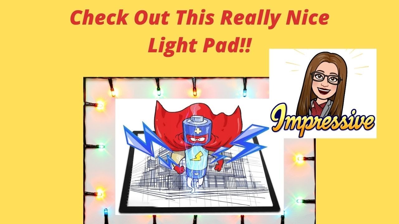 Unboxing An A3 Rechargeable Light Pad With Built-in Stand - Really Nice!!