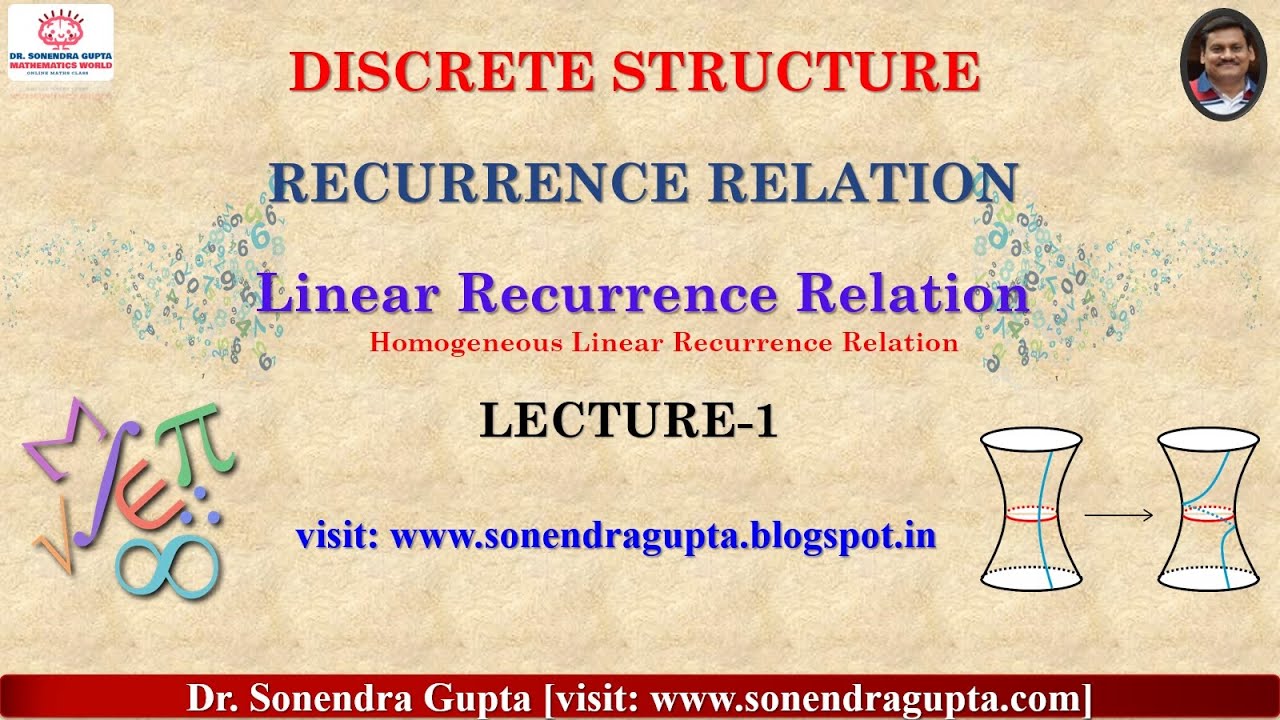 ||Discrete Structure||Linear Recurrence Relation||Homogeneous Recurrence Relation||Lecture-1||