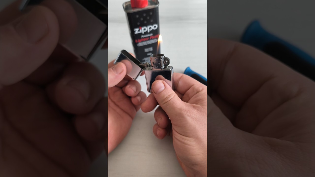 C&oacute;mo recargar mechero a gasolina tipo Zippo #zippo #mechero #tutorial #comohacer