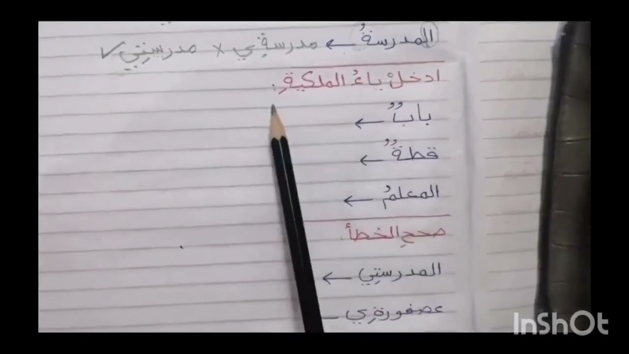 مراجعة على ياء الملكية