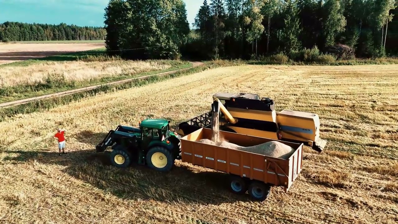 Oat Harvest Finland 2025