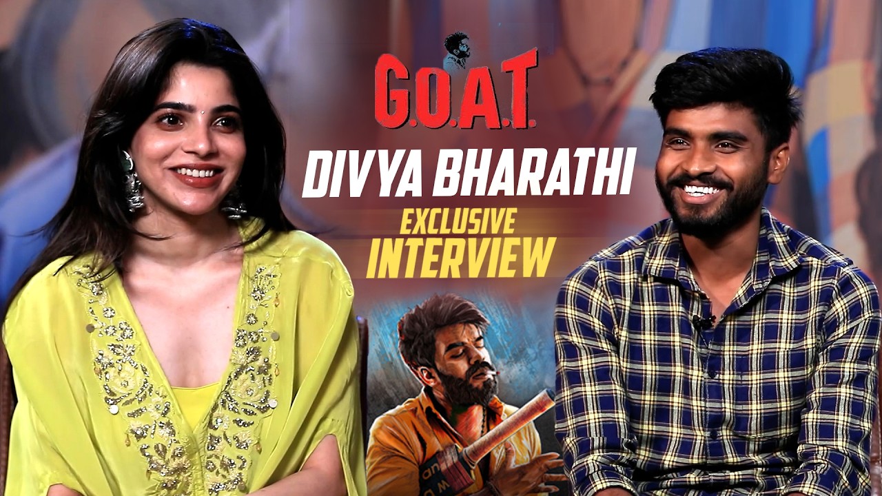 #GOAT Actress Divya Bharathi Exclusive Interview | Sudigali Sudheer