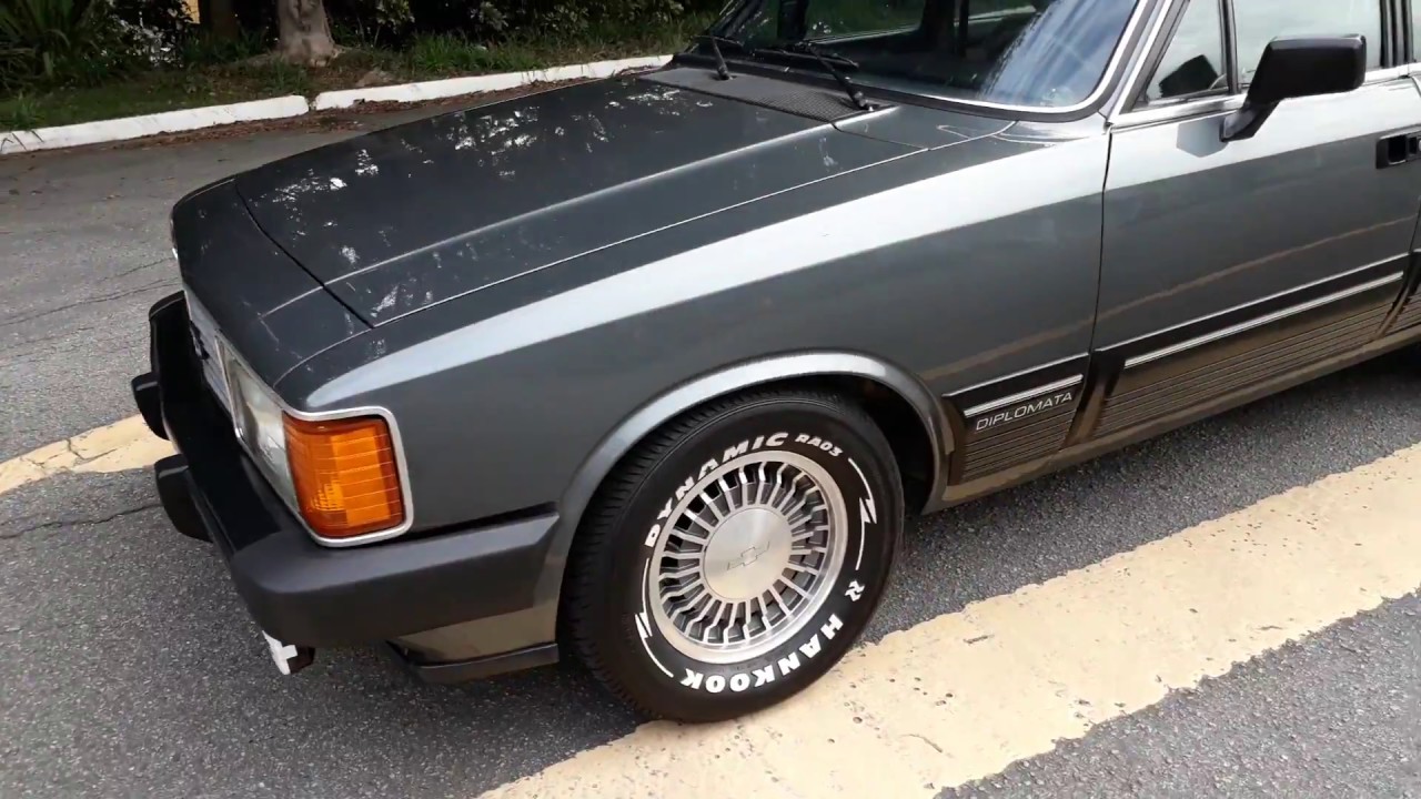 Opala Diplomata 1986 6 Cil  Placa Preta