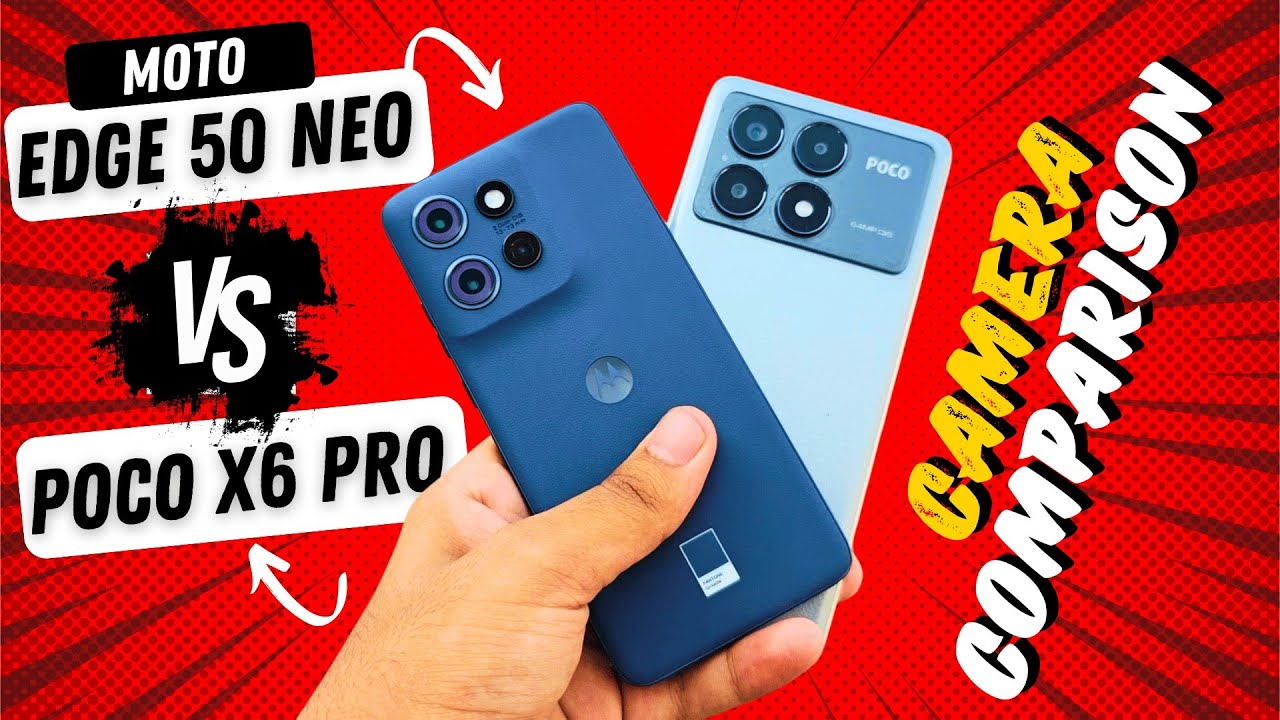 moto Edge 50 Neo vs Poco X6 Pro  - ⚡Detailed Camera Comparison | Camera Test.🔥Which is Best