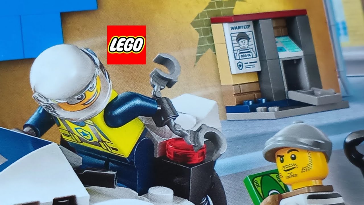 LEGO™ | POLICE MOTORCYCLE CHASE | Building A Police MOTORCYCLE | Unboxing Tutorial with Akain!