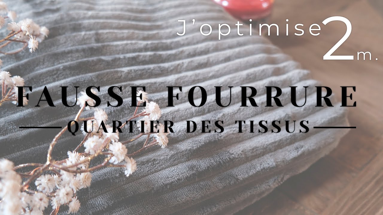 J'optimise 2 mètres de Fausse fourrure | 3 vêtements pour 17 euros | couture relaxante