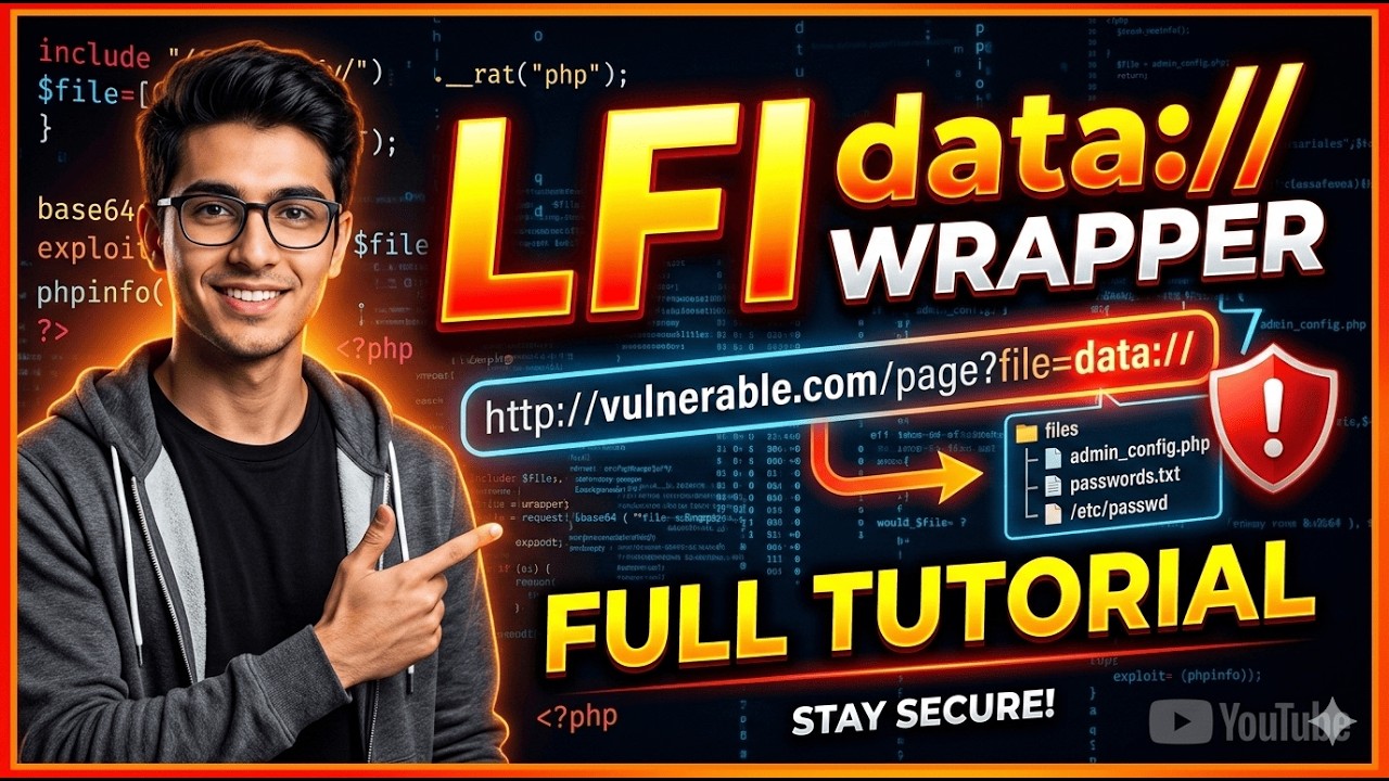 Mastering LFI Payloads: A Deep Dive into the data:// Wrapper | Hacking | Pentesting
