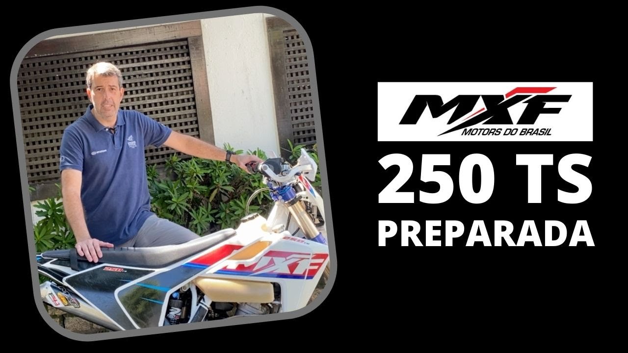 MXF 250 TS PREPARADA! CANHÃO! FOGUETE!