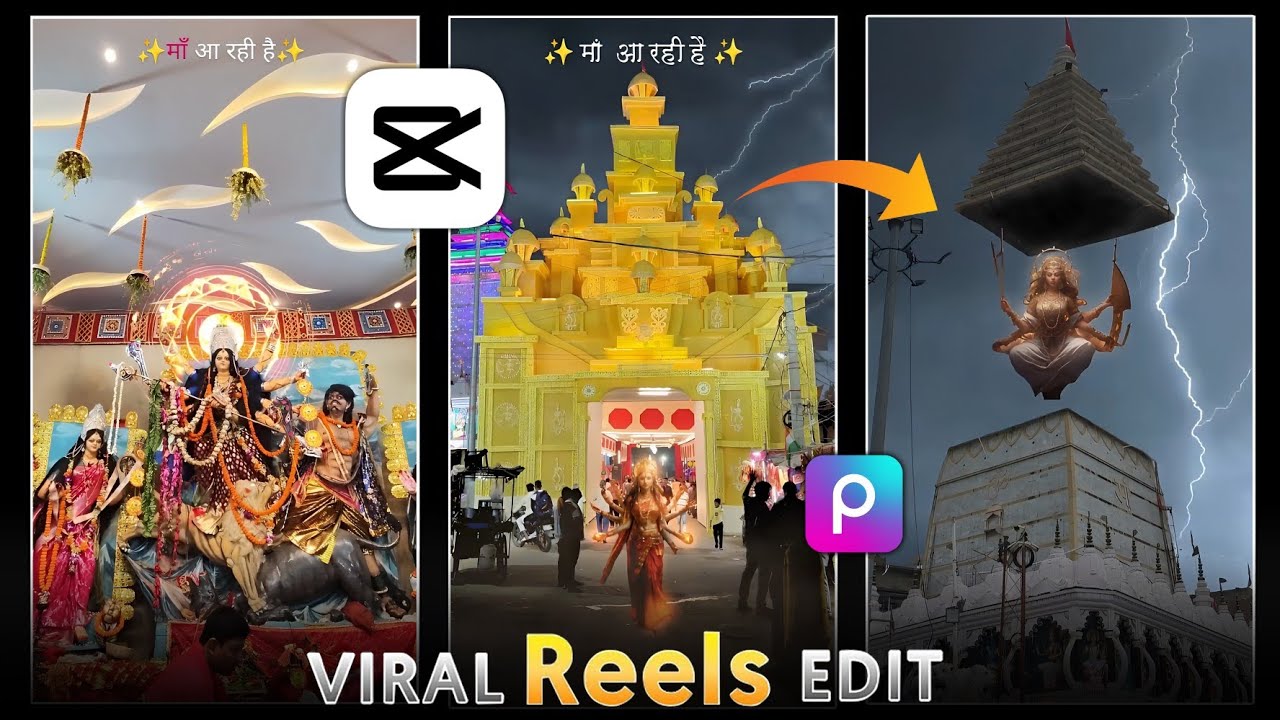 Navratri Video Editing Capcut || Navratri Video Editing || Durga Puja Video Editing 2024