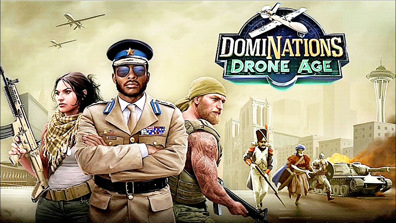 DOMINATIONS: DRONE AGE I ANDROID RTS GAME I GAMEPLAY 2023 I WALKTHROUGH PART 1