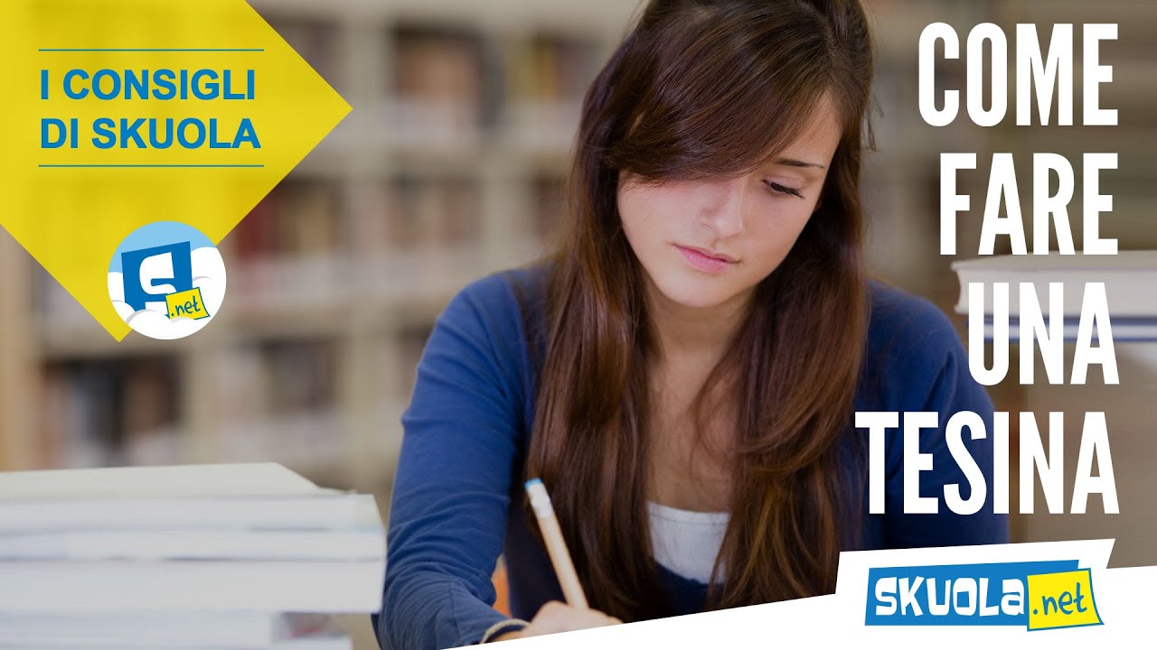 Come fare una tesina: i consigli del prof