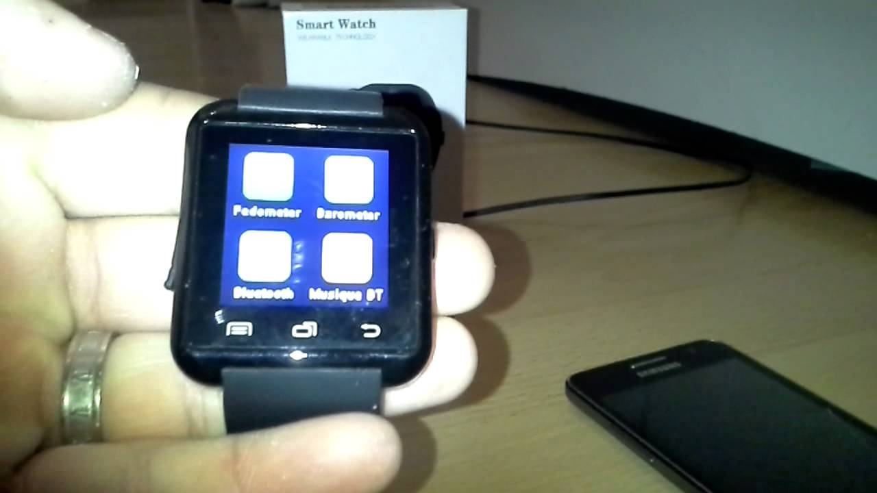 Smartwatch u8 BT notification