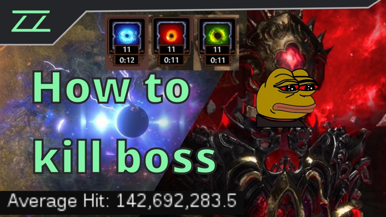 How to kill boss in Path of Exile