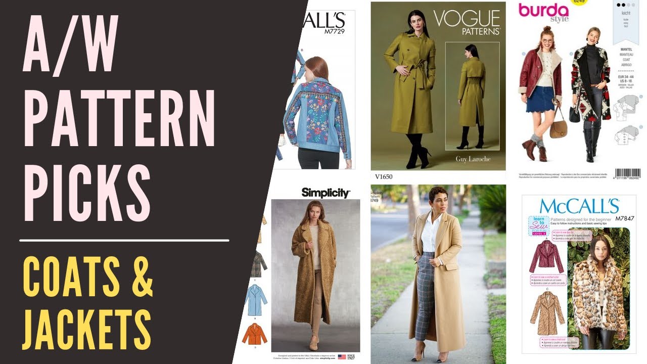 Autumn Sewing Pattern Picks | Sewing Coats & Jackets | Fall Styles