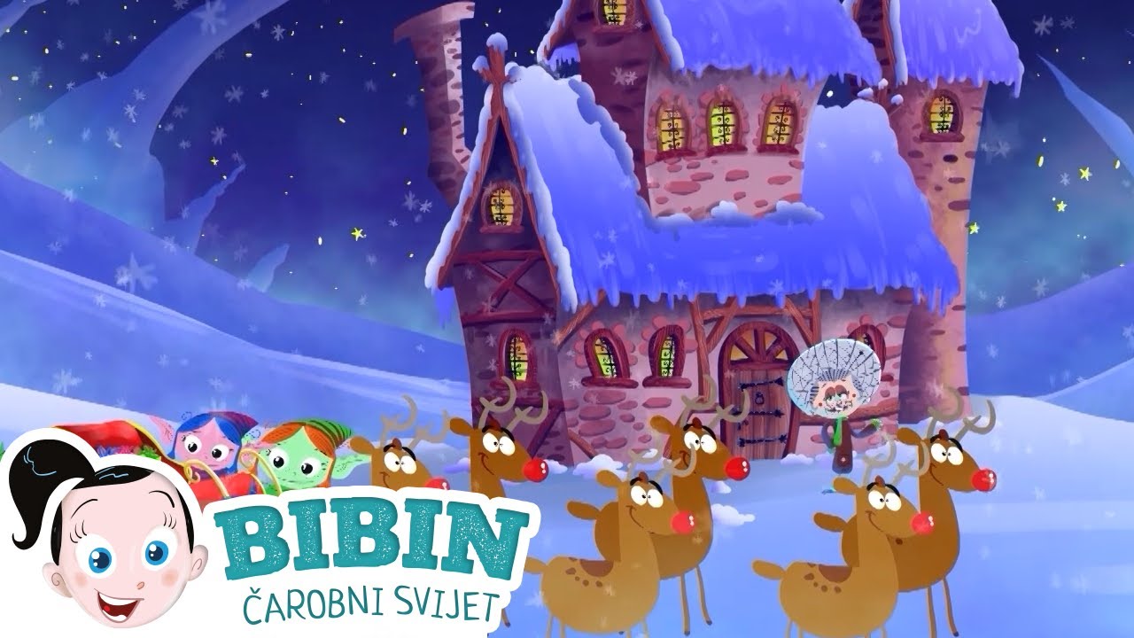 Bibin Čarobni Svijet: Božićne i novogodišnje bajke (55 min čarolije) | Crtani za djecu