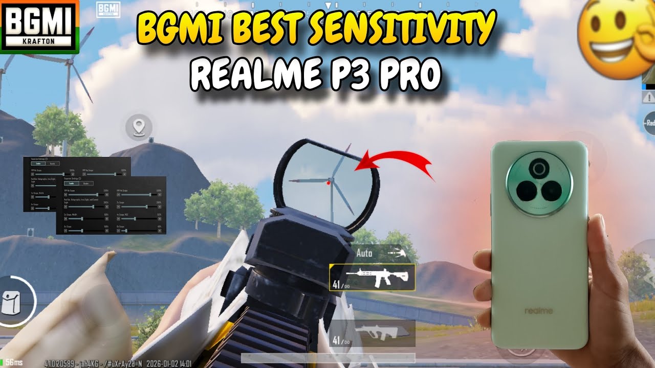 BGMI BEST SENSITIVITY || REALME P3 PRO || BGMI SENSITIVITY | BEST SENSITIVITY CODE 