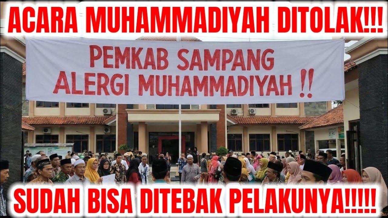 Innalillahi!!!! Acara Muhammadiyah ditolak disampang!!! Ngeri mereka ini!!!