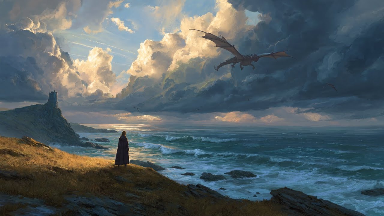 Celtic Fantasy Music – Soft Elven Flute in a Calm Medieval World / Study & Deep Focus Ambient Music