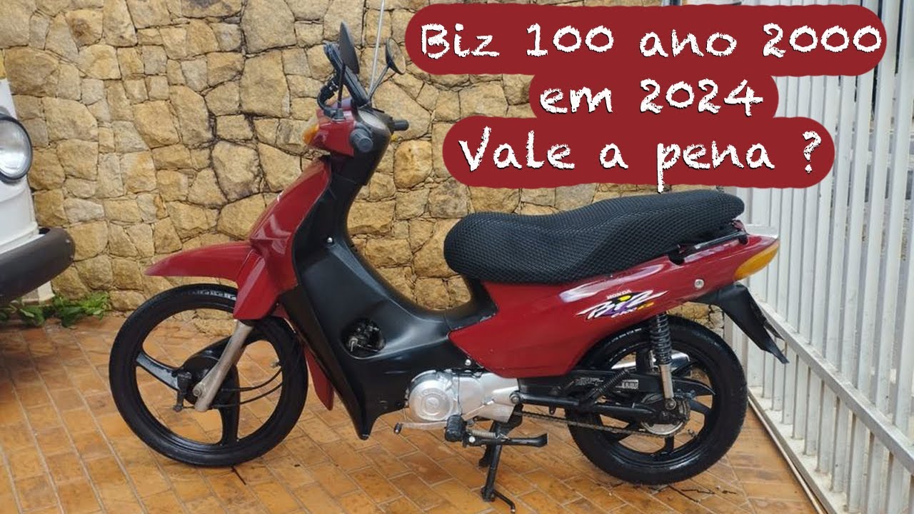 Honda Biz 100 ano 1999 em 2024, compensa ?