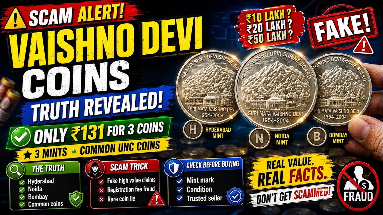 Vaishno Devi Coins &ndash; Truth Revealed 😳 | Don&rsquo;t Fall for Fake ₹50&ndash;₹20 Lakh Claims #scam