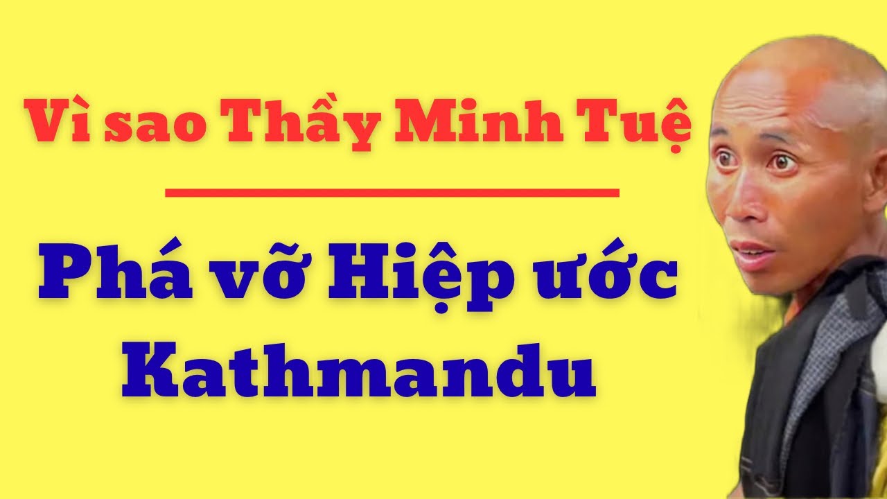 Vì sao Thầy Minh Tuệ phá vỡ 