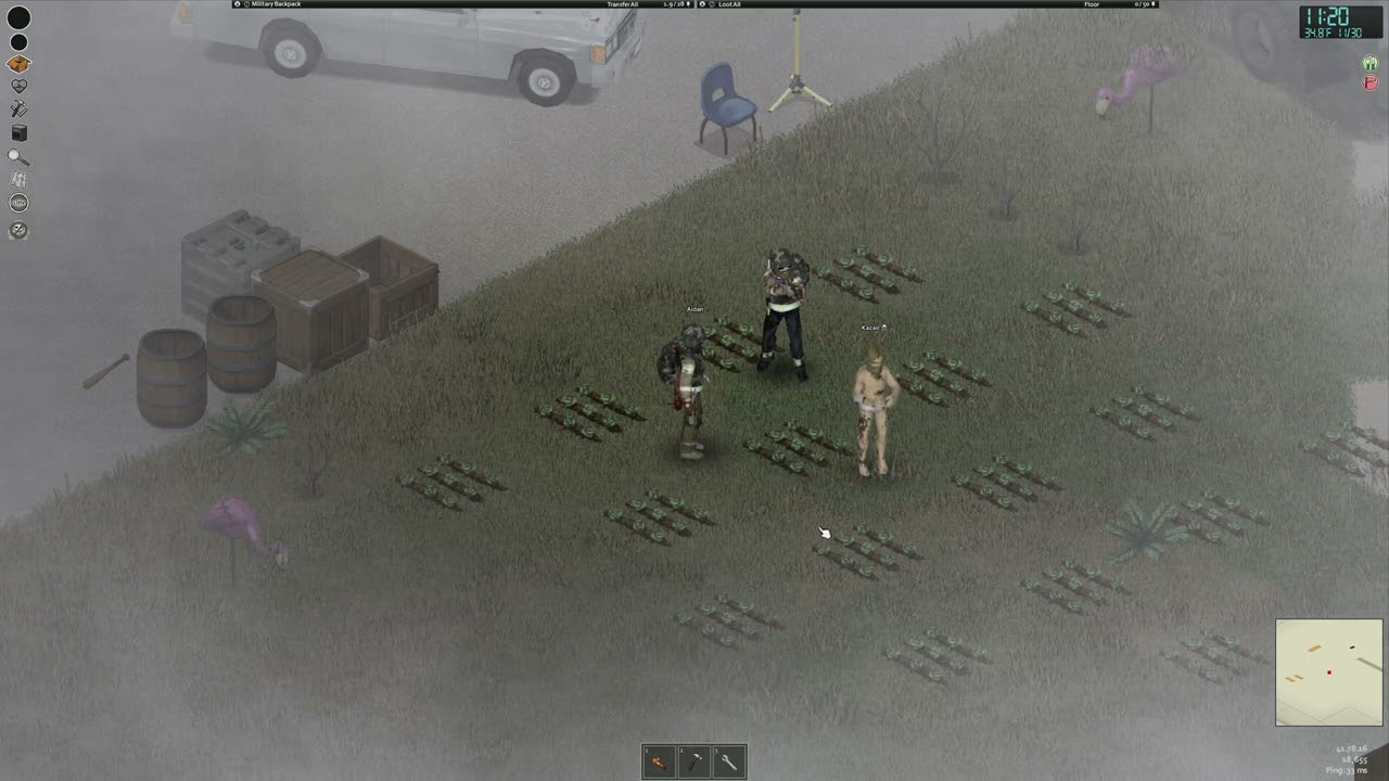 Project Zomboid: Our first casualty...
