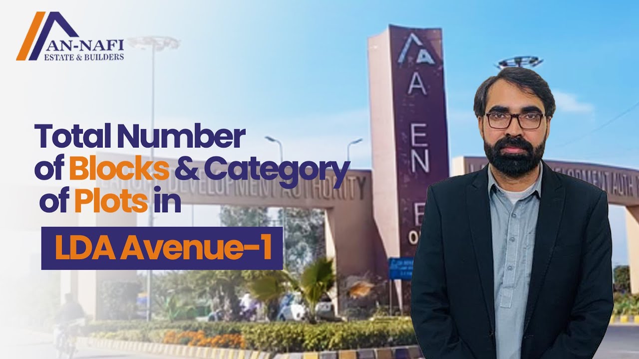 LDA Avenue I Lahore |Total number of block| Category of plot| Residential Plots |Commercial Plots