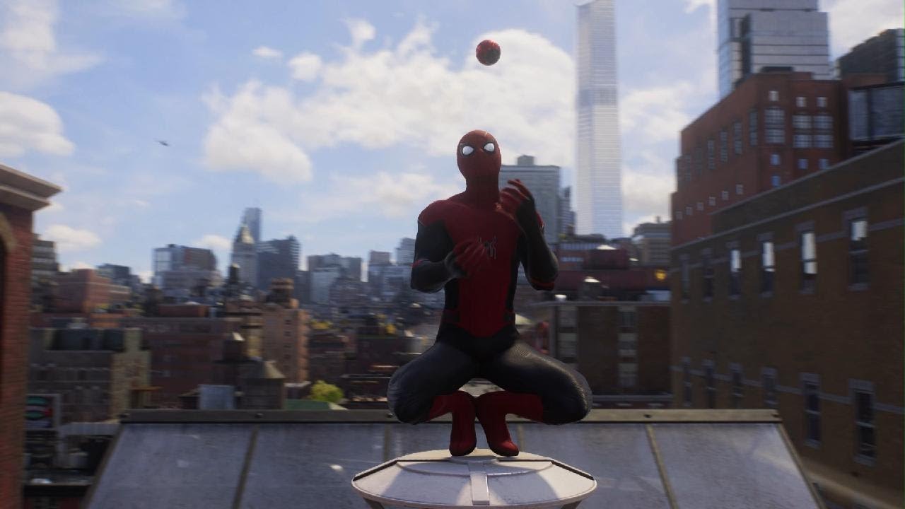 Marvel's Spider-Man 2 swinging